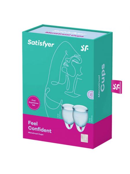 2 kubeczki menstruacujne Satisfyer 15ml 20ml - 4